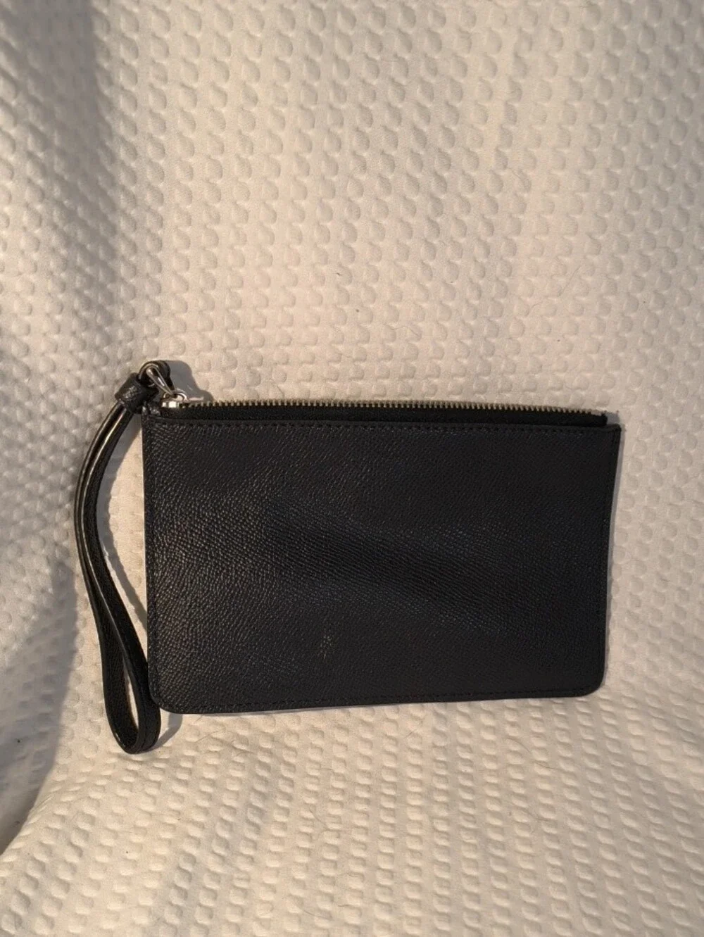Coach Star Glitter Wristlet in Navy Blue with Star Accents F38641